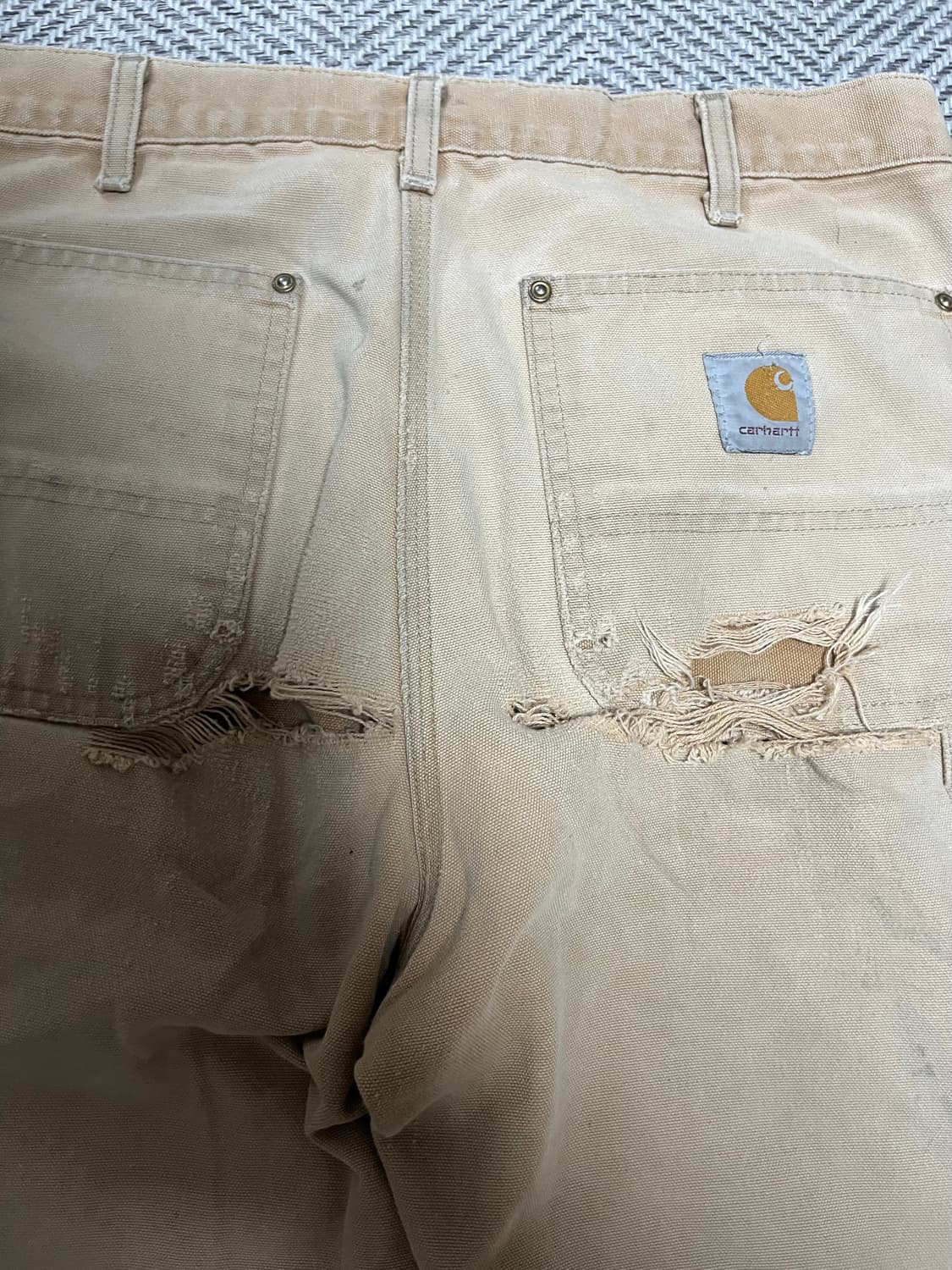 칼하트 더블니 b01 brn 33x32 상품이미지5