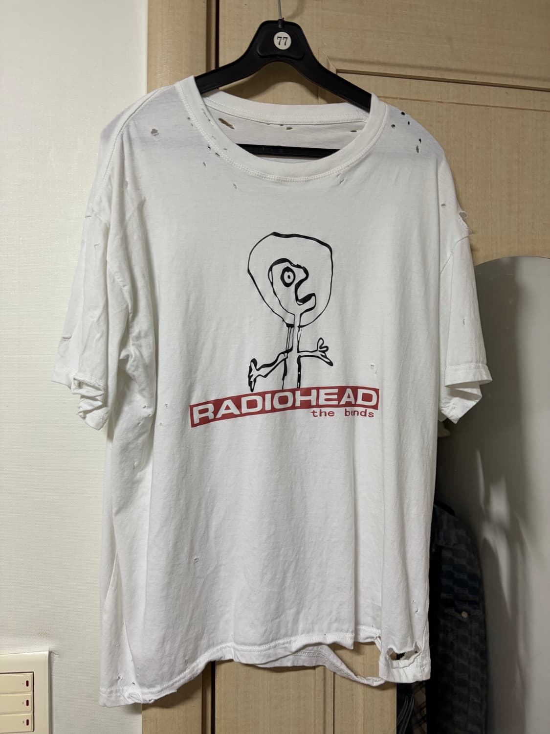 라디오헤드 디스 티셔츠(계좌시 할인금액) 상품이미지1