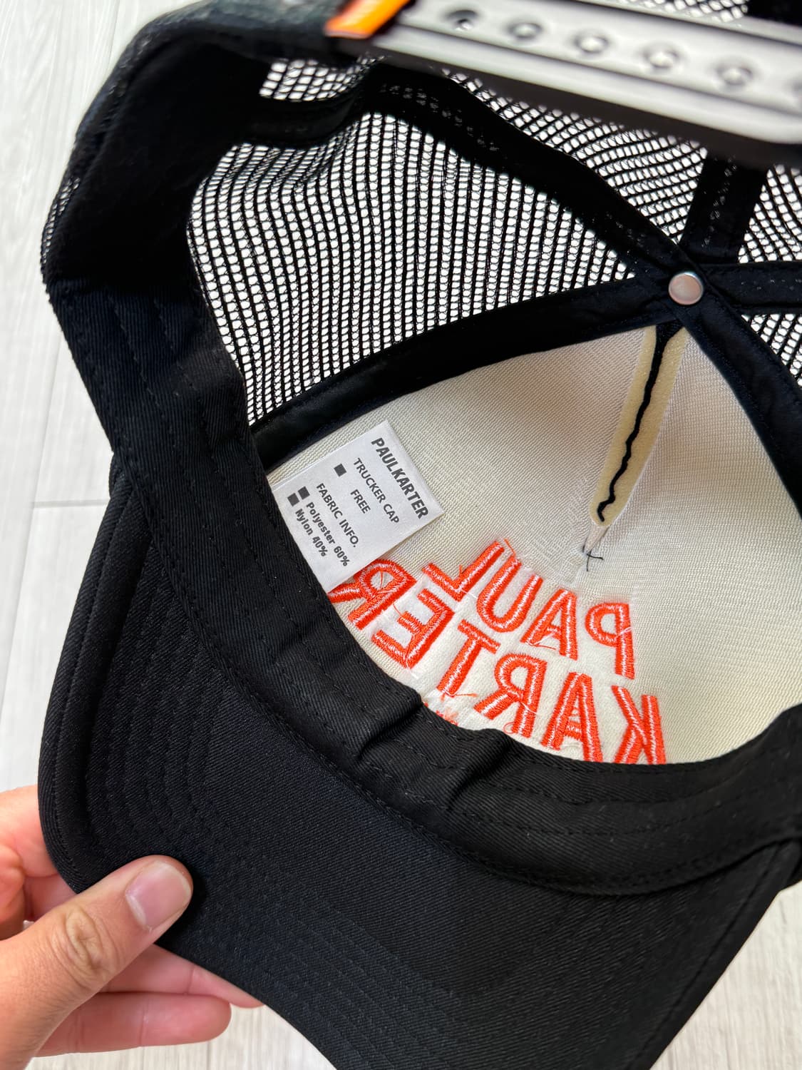 [OS] 폴 카터 메쉬 트러커 캡 블랙 상품이미지2