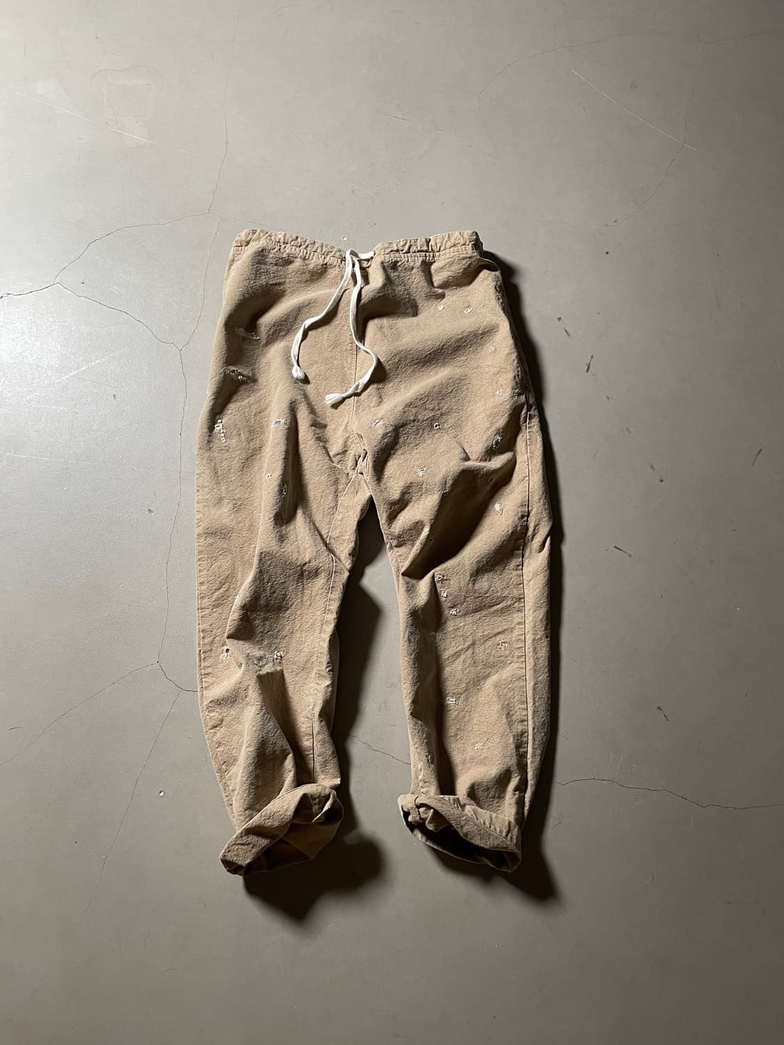 H•d **다이닝 크랙무드 데미지 패치워크 팬츠** 상품이미지1
