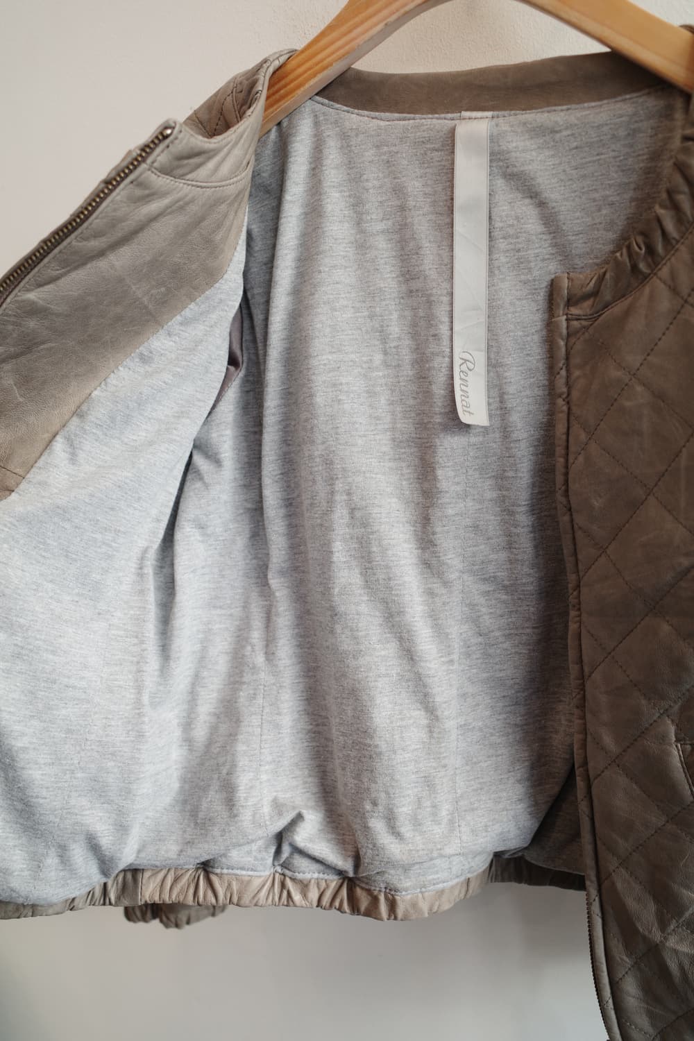 Rennat 투웨이 집업 양가죽 자켓  상품이미지6