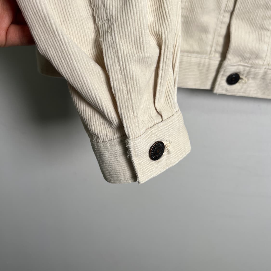 90's 리바이스 아이보리 코듀로이 트러커 자켓 M 상품이미지8