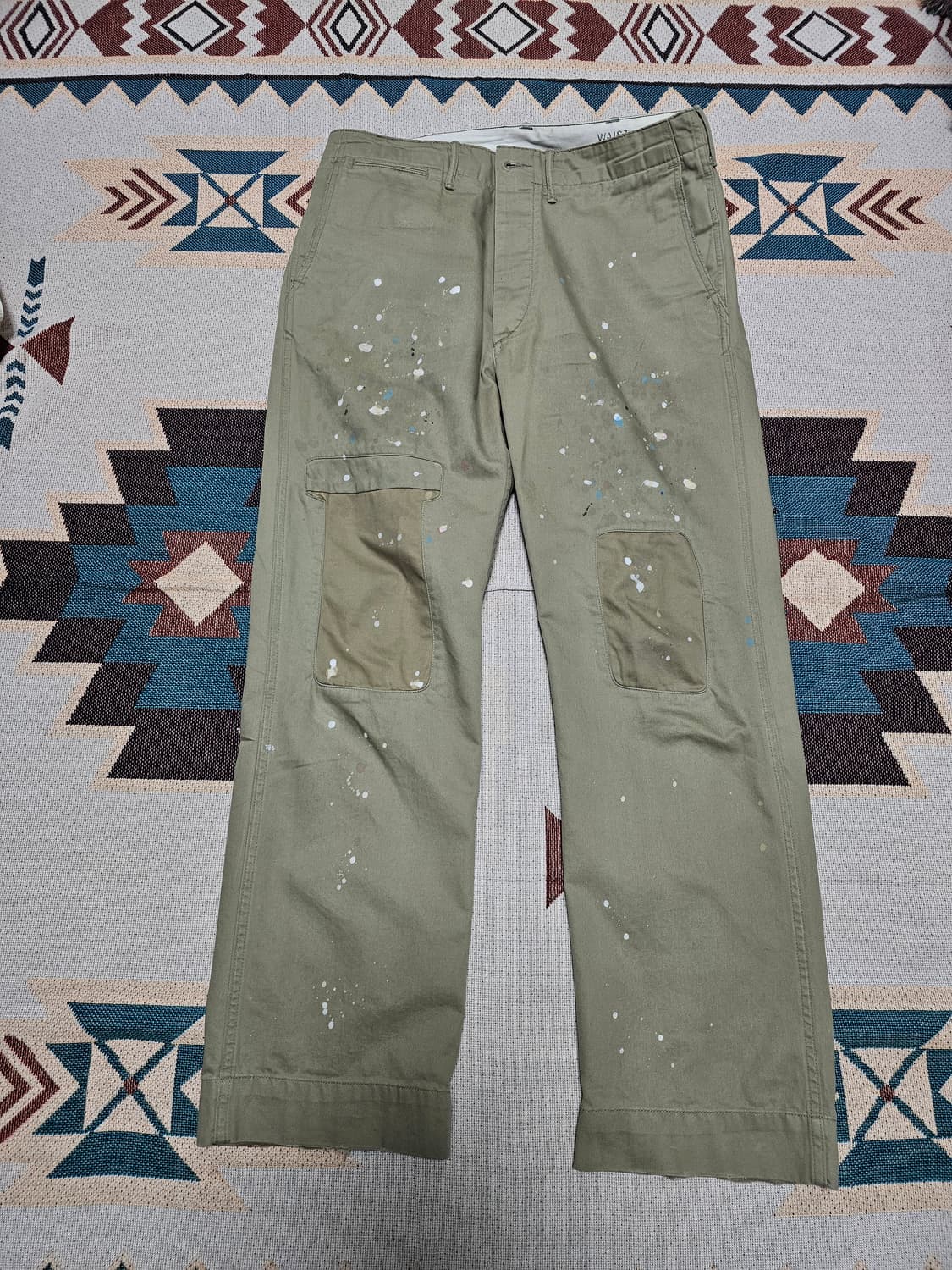 rrl 페인트 스플래터 필드팬츠 32 x 32 상품이미지1