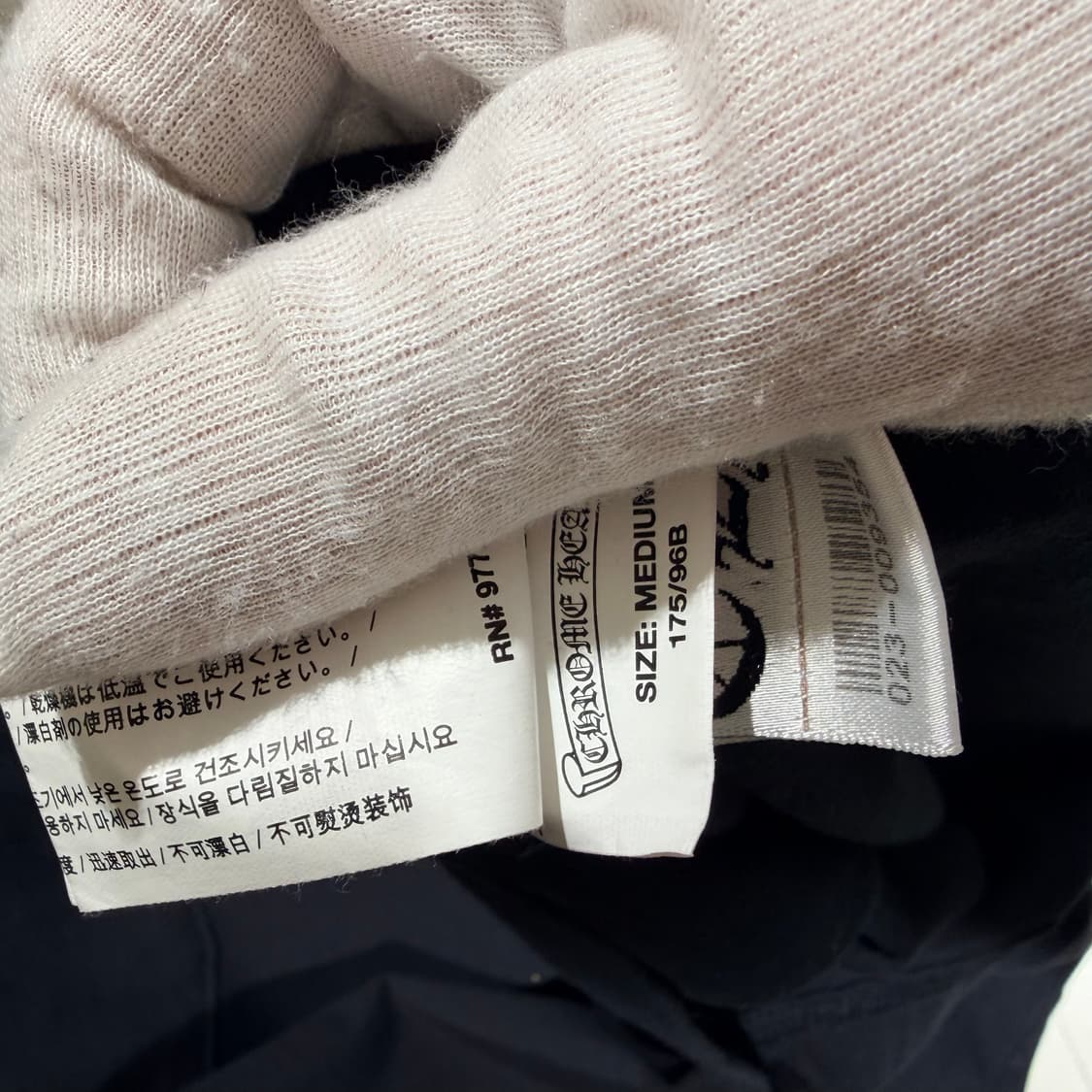 M / 크롬하츠 자수 블랙 반팔티셔츠 상품이미지6