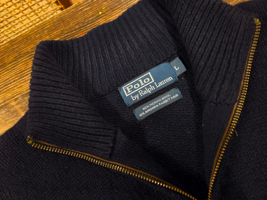 폴로랄프로렌 래빗퍼 앙고라 짚업니트 상품이미지6