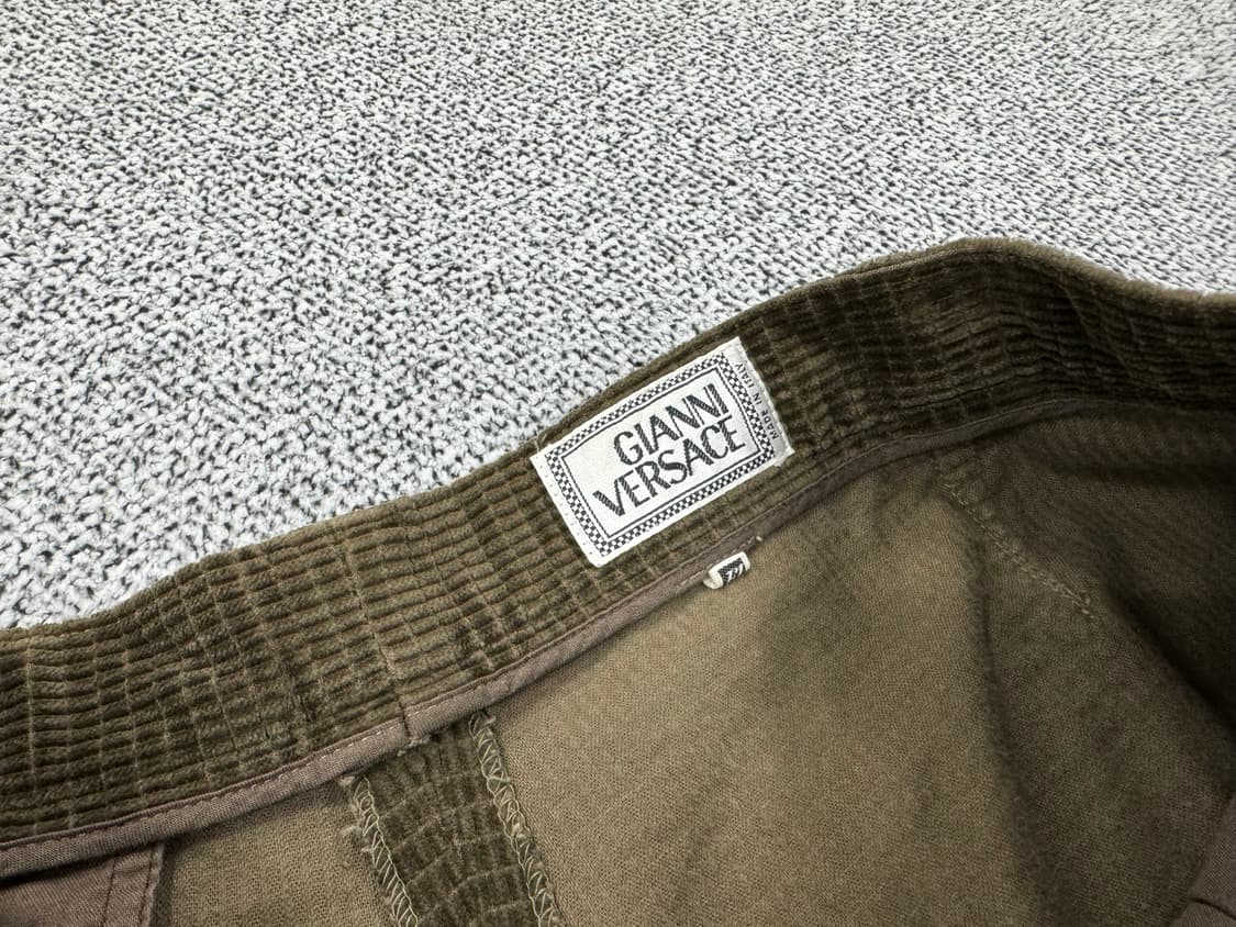 GIANNI VERSACE 90s 3턱 코듀로이 팬츠 상품이미지6