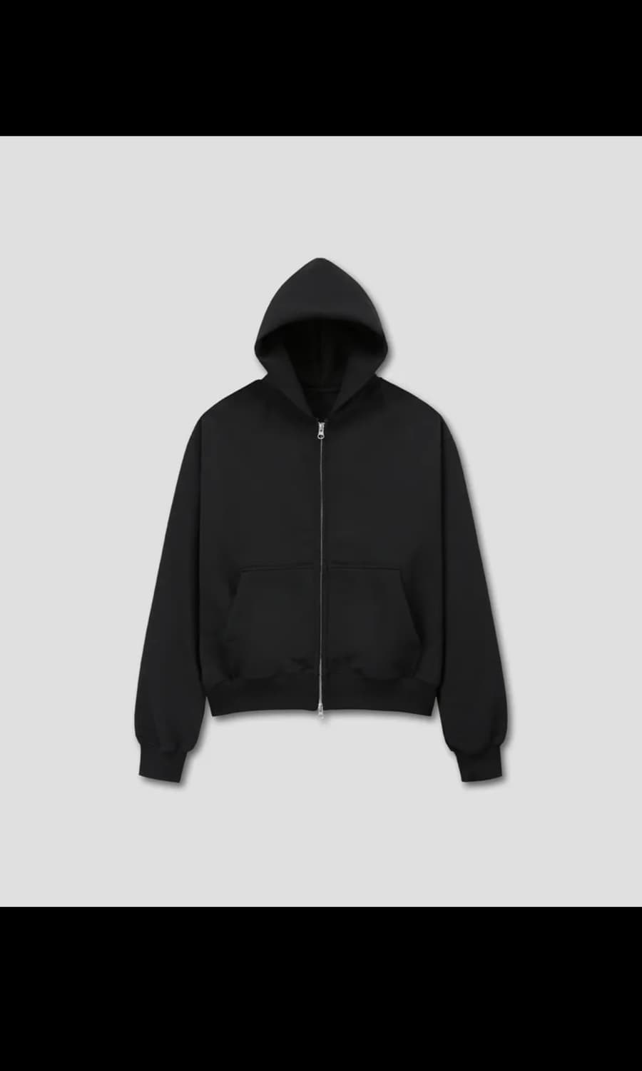 UNIFORM CROP HOOD ZIP-UP (BLACK) <1size> 상품이미지2
