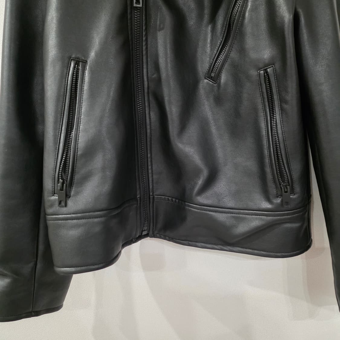 라퍼지스토어 블랙 레더 라이더 자켓 M 상품이미지2