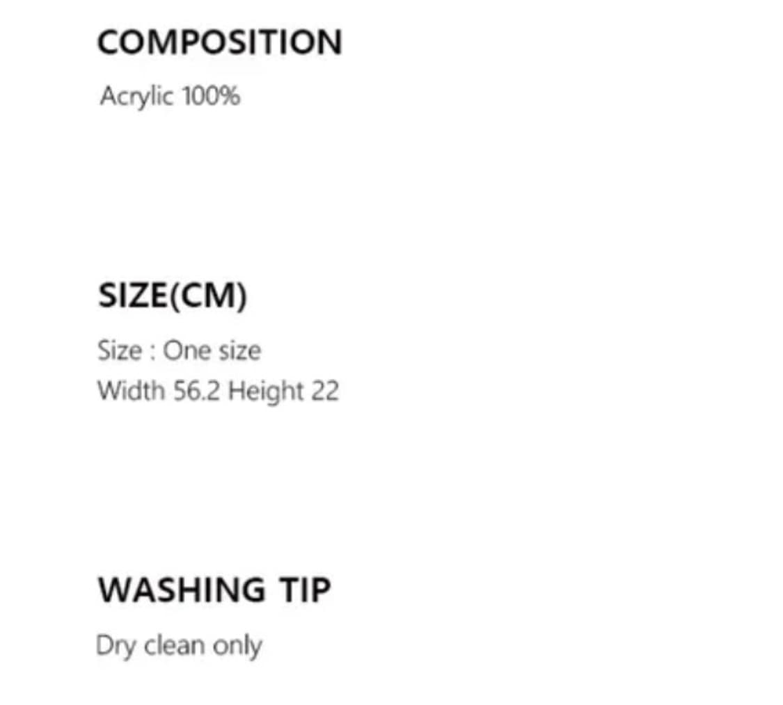 레씨토 레터링 비니 상품이미지3