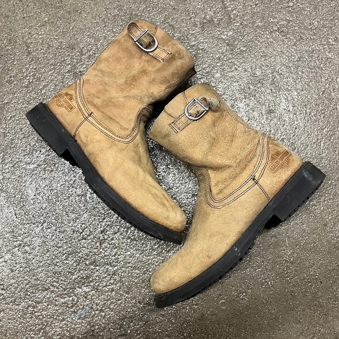 할리데이비슨 스웨이드 엔지니어 부츠 (260) 상품이미지2