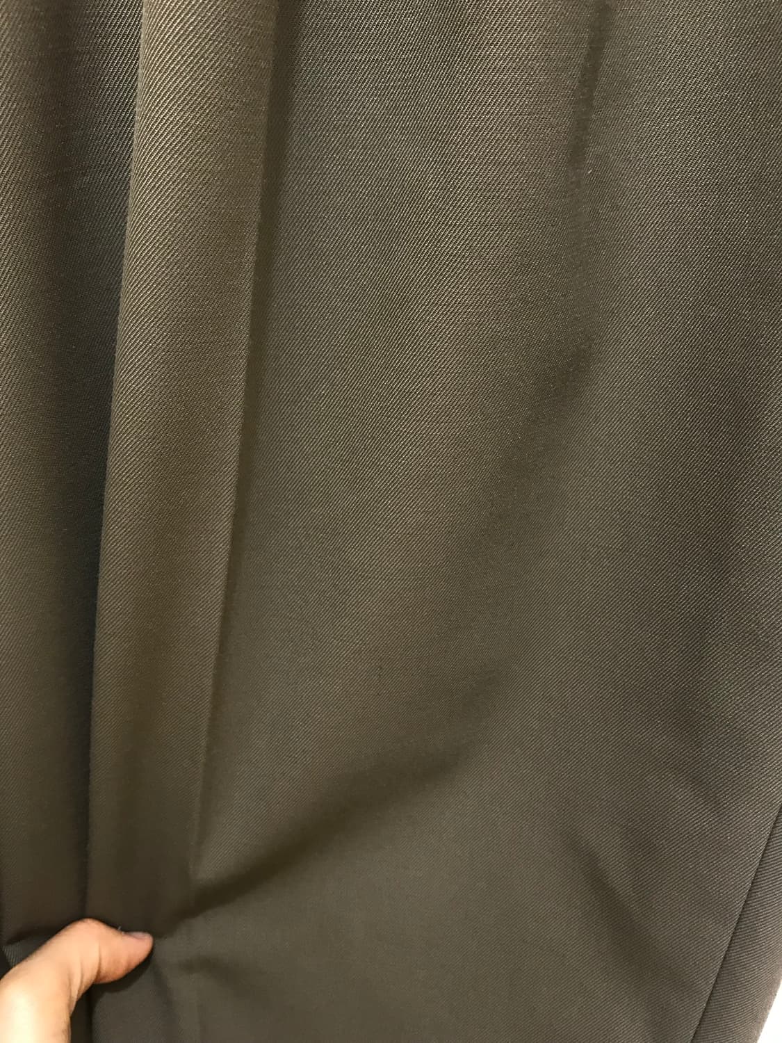 COS 릴랙스드 트윌 와이드 레그 트라우저 몰 40 상품이미지6