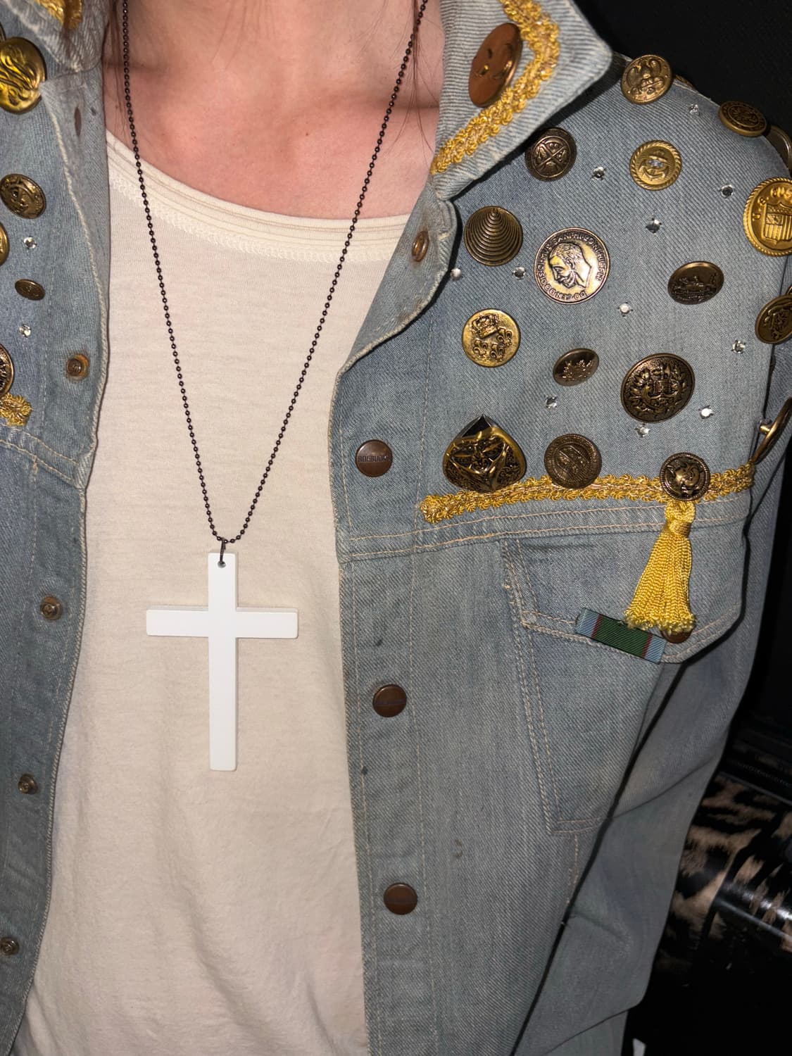 beaded denim jacket 상품이미지8