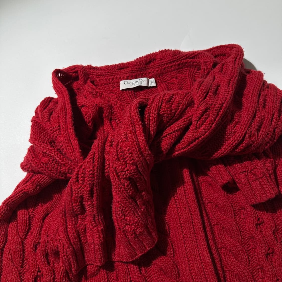 (매장판) 크리스챤 디올 부띠끄 울 캐시미어 케이블 니트 자켓 가디건 상품이미지4