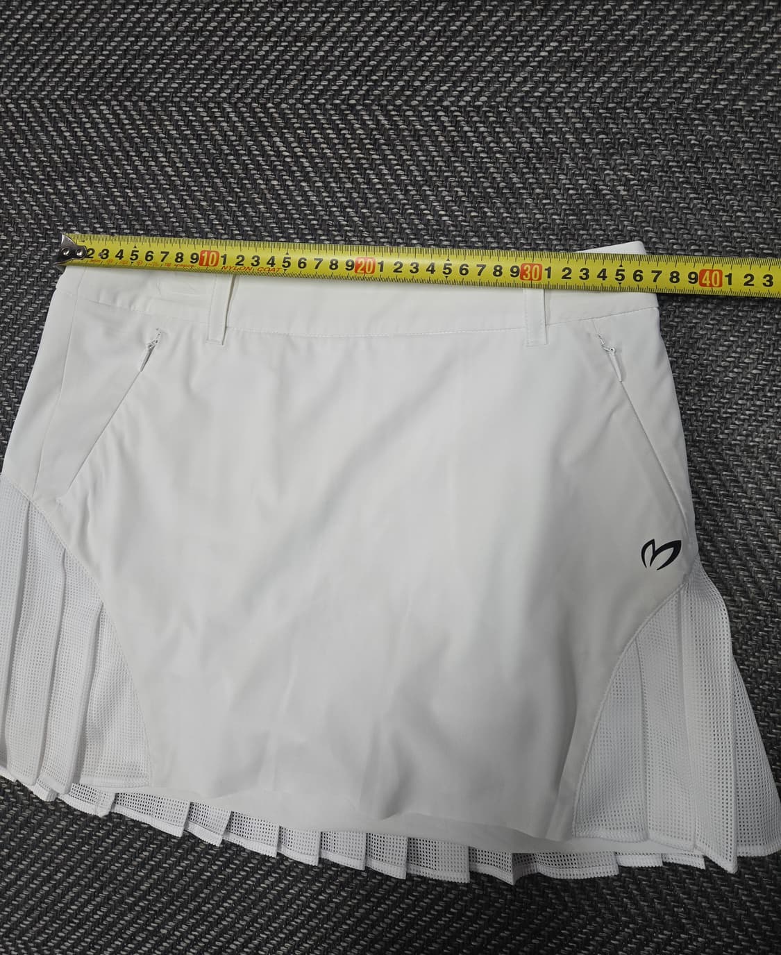 마스터바니에디션 화이트 플리츠 스커트 상품이미지7