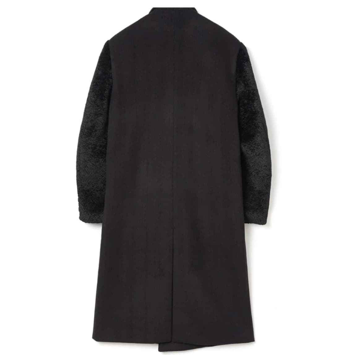 [밀로우먼] 블랙 퍼 소매 코트 S 상품이미지2