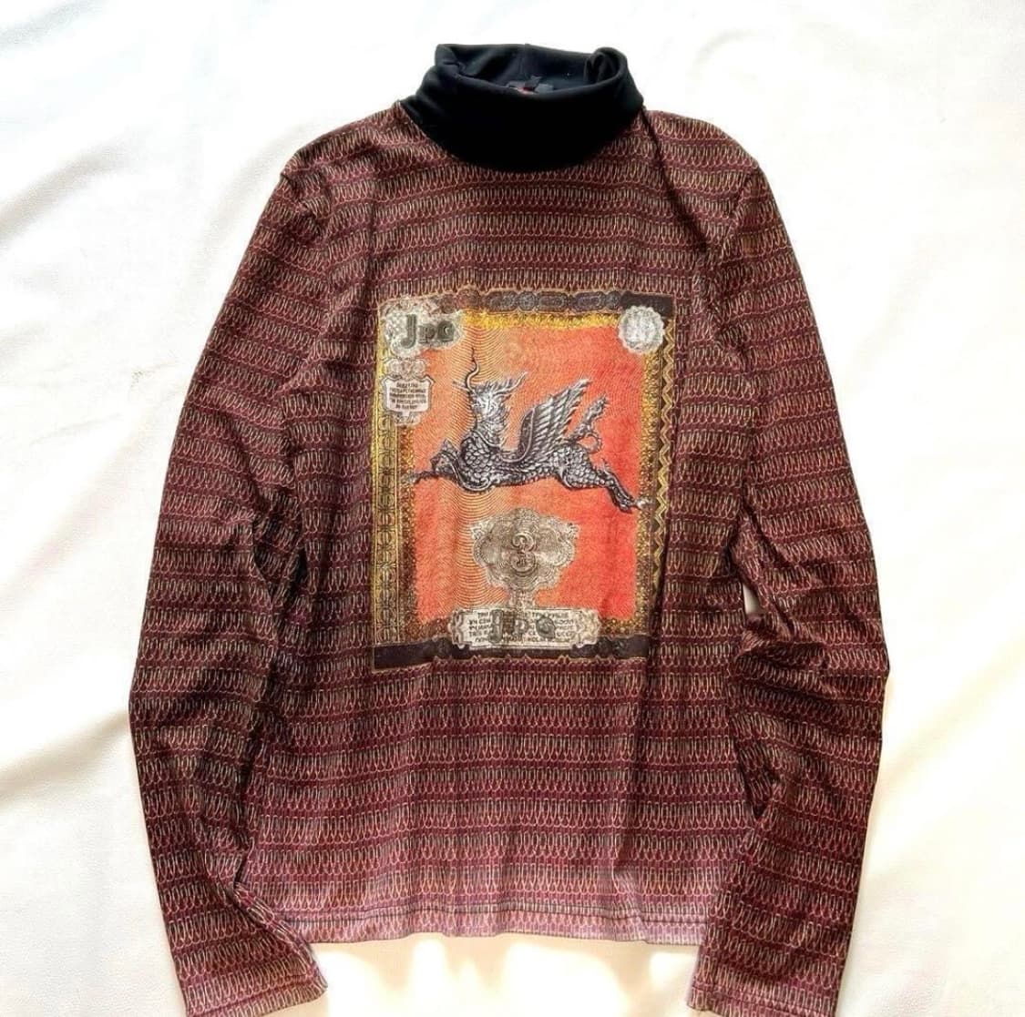 장 폴 고티에 목 폴라 티 상품이미지1