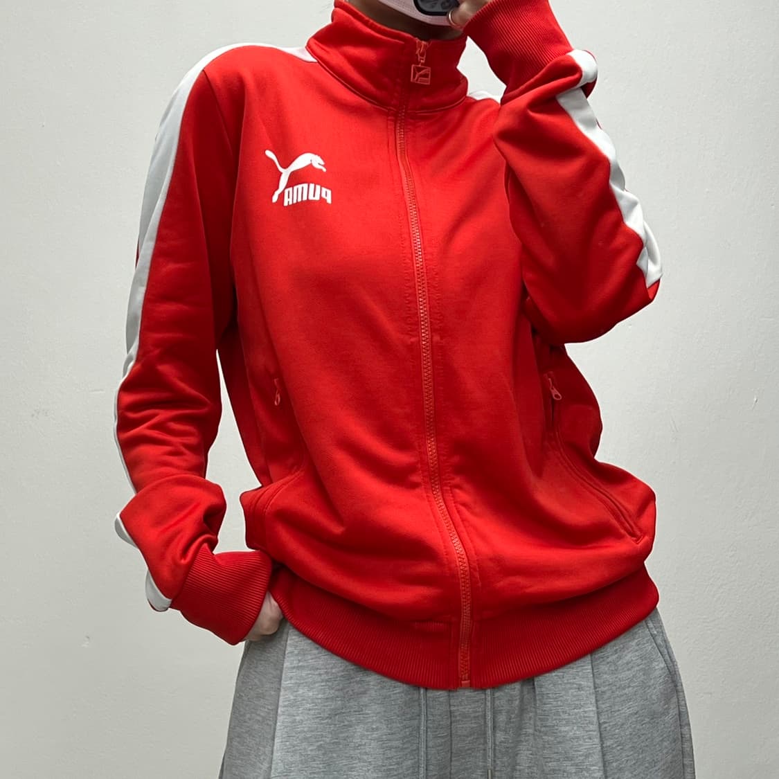 퓨마 푸마 트랙탑 져지 레드 M [042304] 상품이미지2