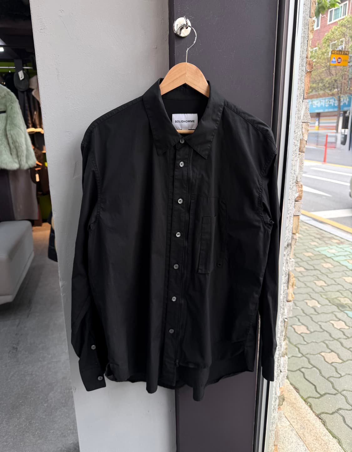 50/ 솔리드옴므 2WAY 셔츠 집업자켓 상품이미지2