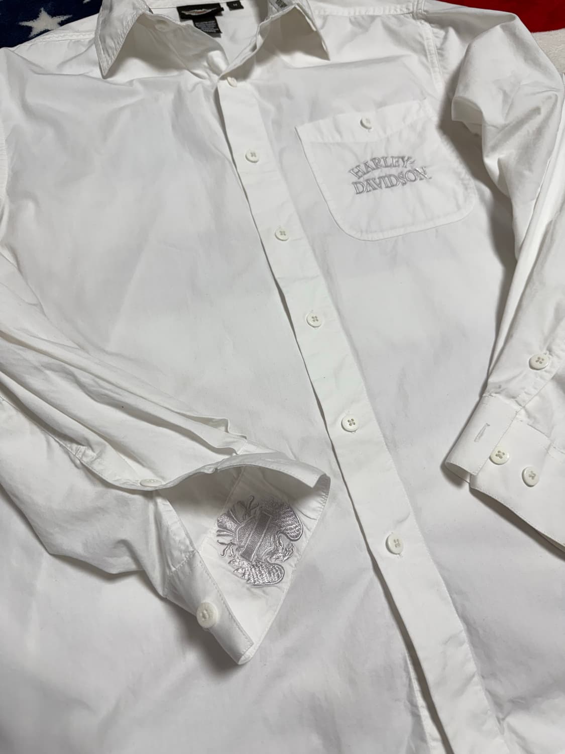 할리데이비슨 화이트셔츠 harley-davidson shirt 빈티지셔츠 상품이미지6