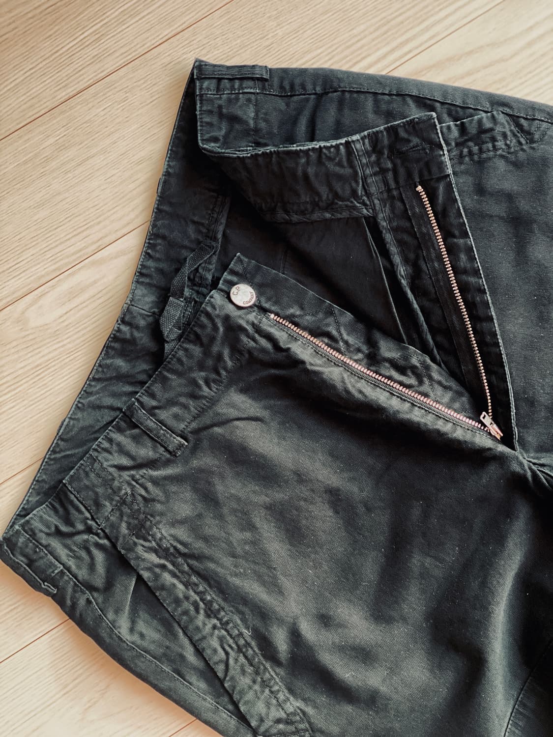  시피컴퍼니 지퍼 카고 카펜터 블랙 팬츠 레귤러 핏 30~31 사이즈 상품이미지6