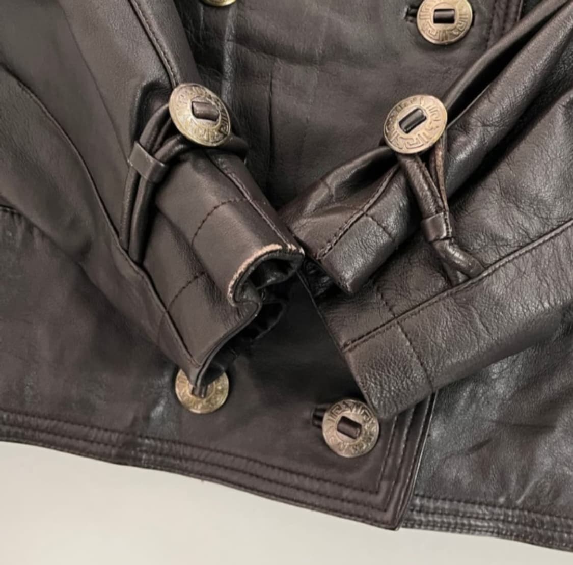 램스킨 레더 더블 봄버 상품이미지2