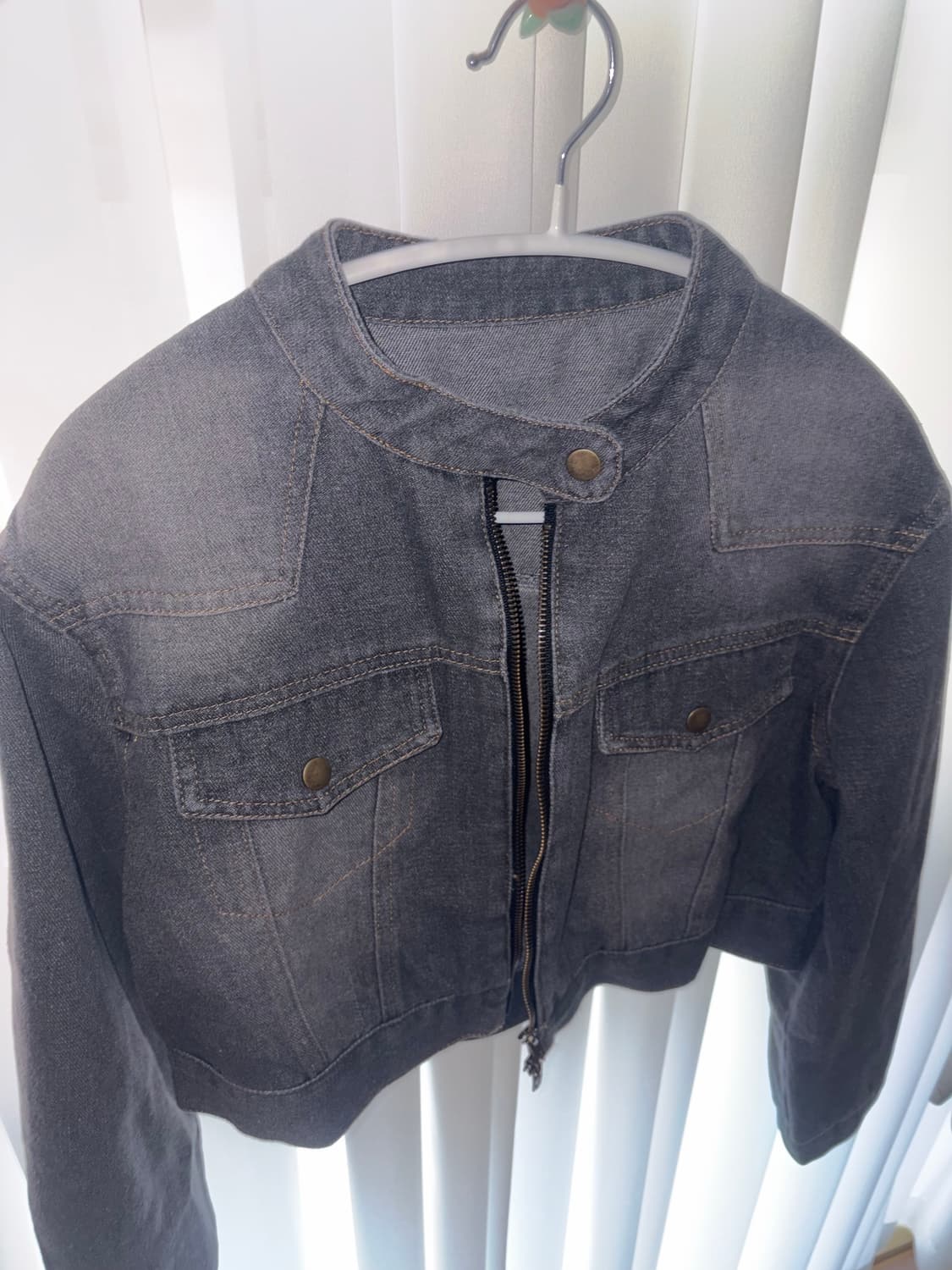 데님 크롭 자켓 상품이미지1