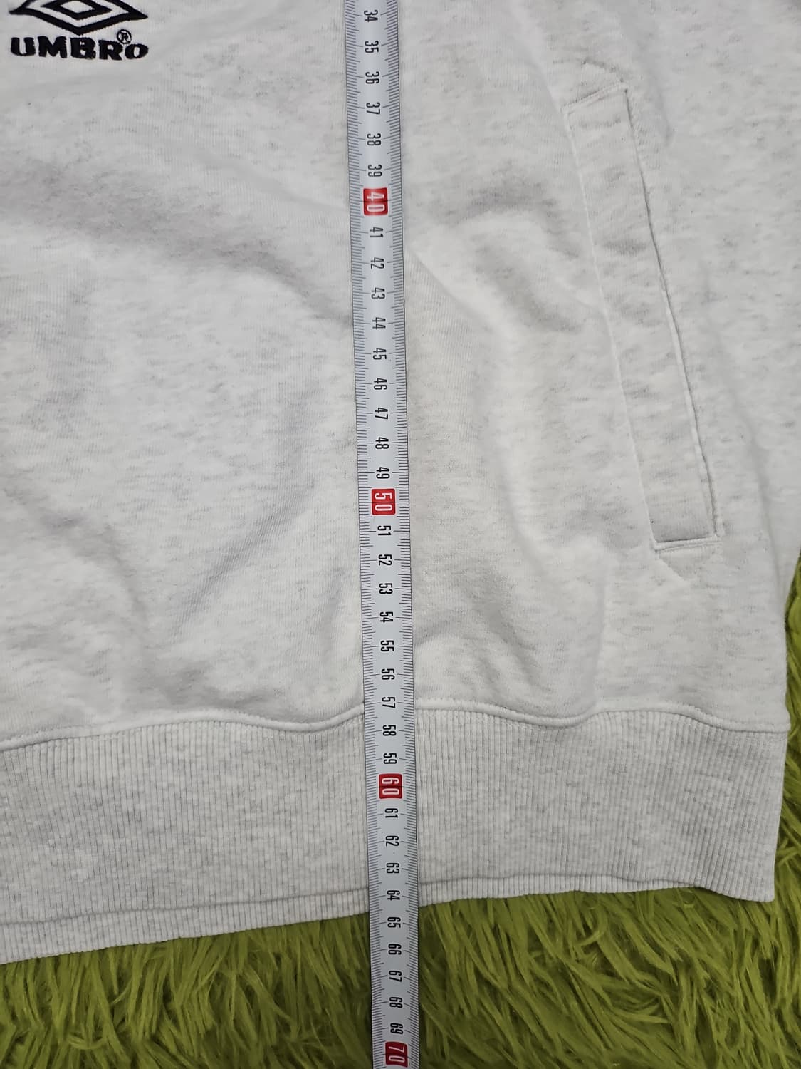 엄브로 빅로고 반집업 맨투맨 (L) 상품이미지8