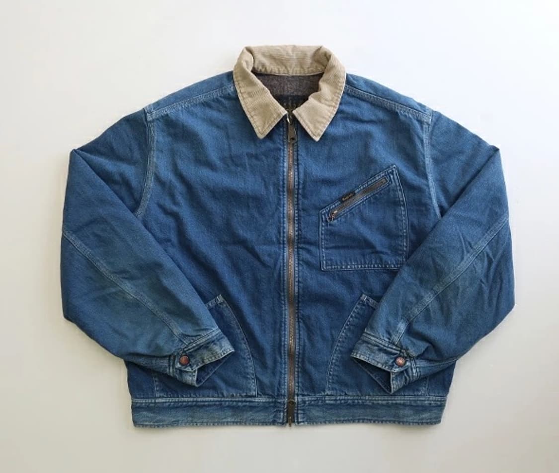 캐피탈 11.5oz 데님 라이닝 리버시블 ZIP UP 워크 자켓 상품이미지1