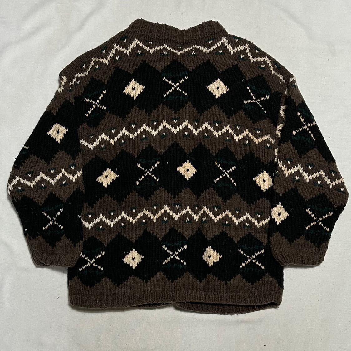 빈티지 브라운 모리 가디건 상품이미지4