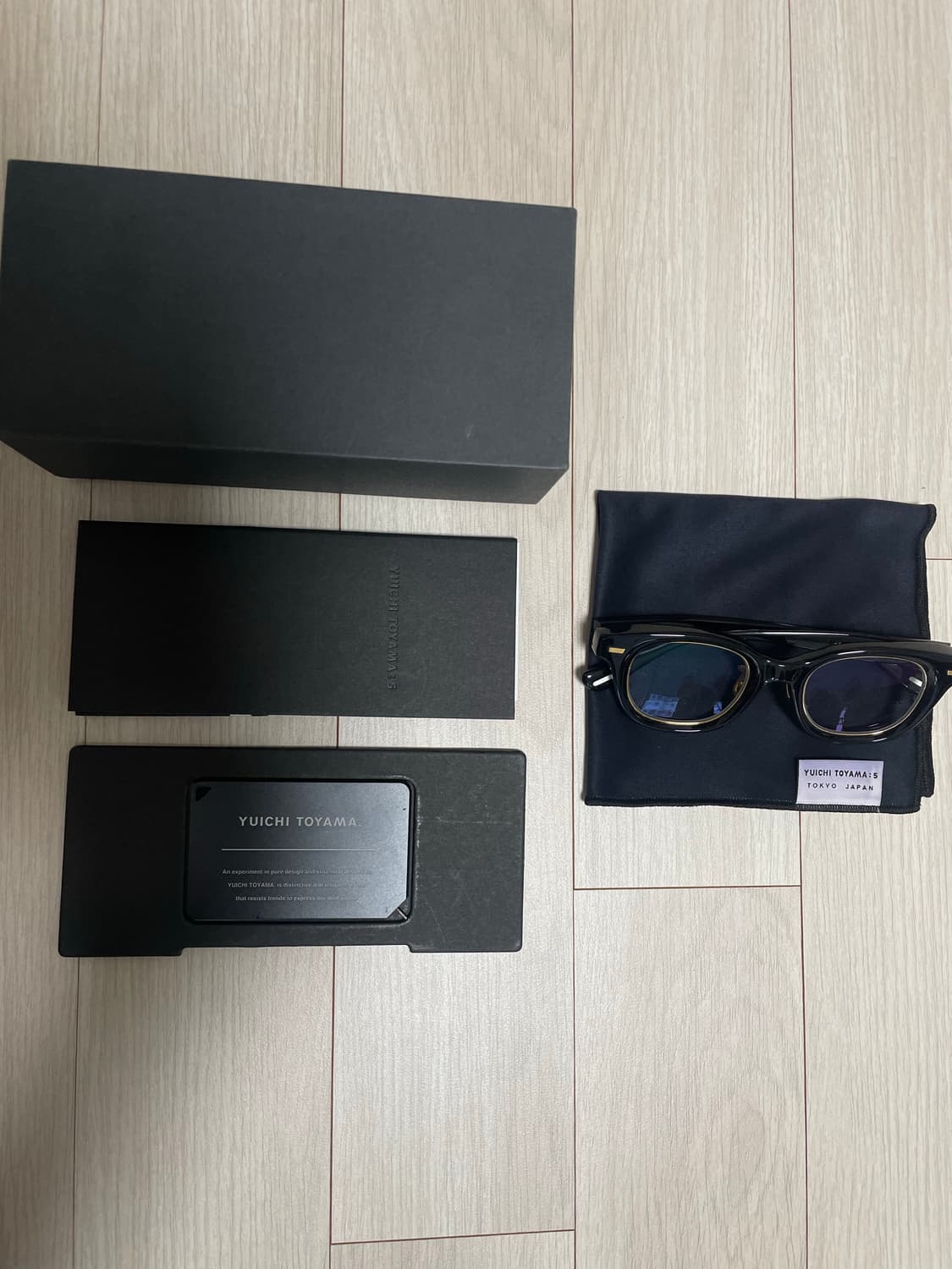 유이치토야마5 디아블로 블랙골드 안경 상품이미지1