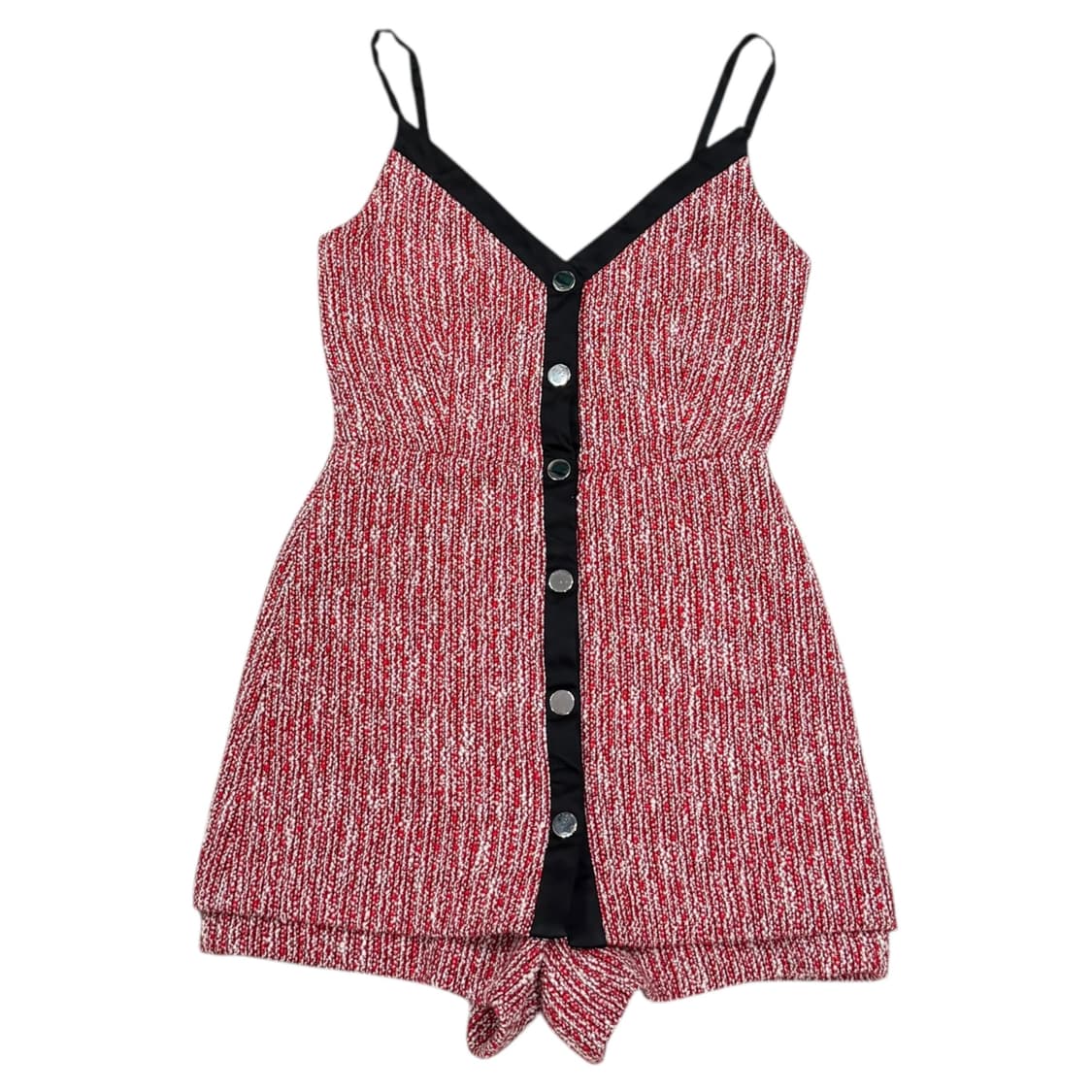 마쥬 블랙핑크 지수 트위드 점프수트 드레스 원피스 1 상품이미지1