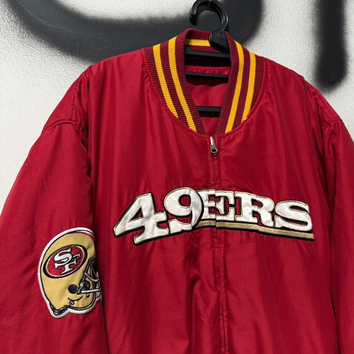 00s NFL 올드스쿨 빅사이즈 샌프란시스코 49ers 리버시블 자켓 상품이미지4