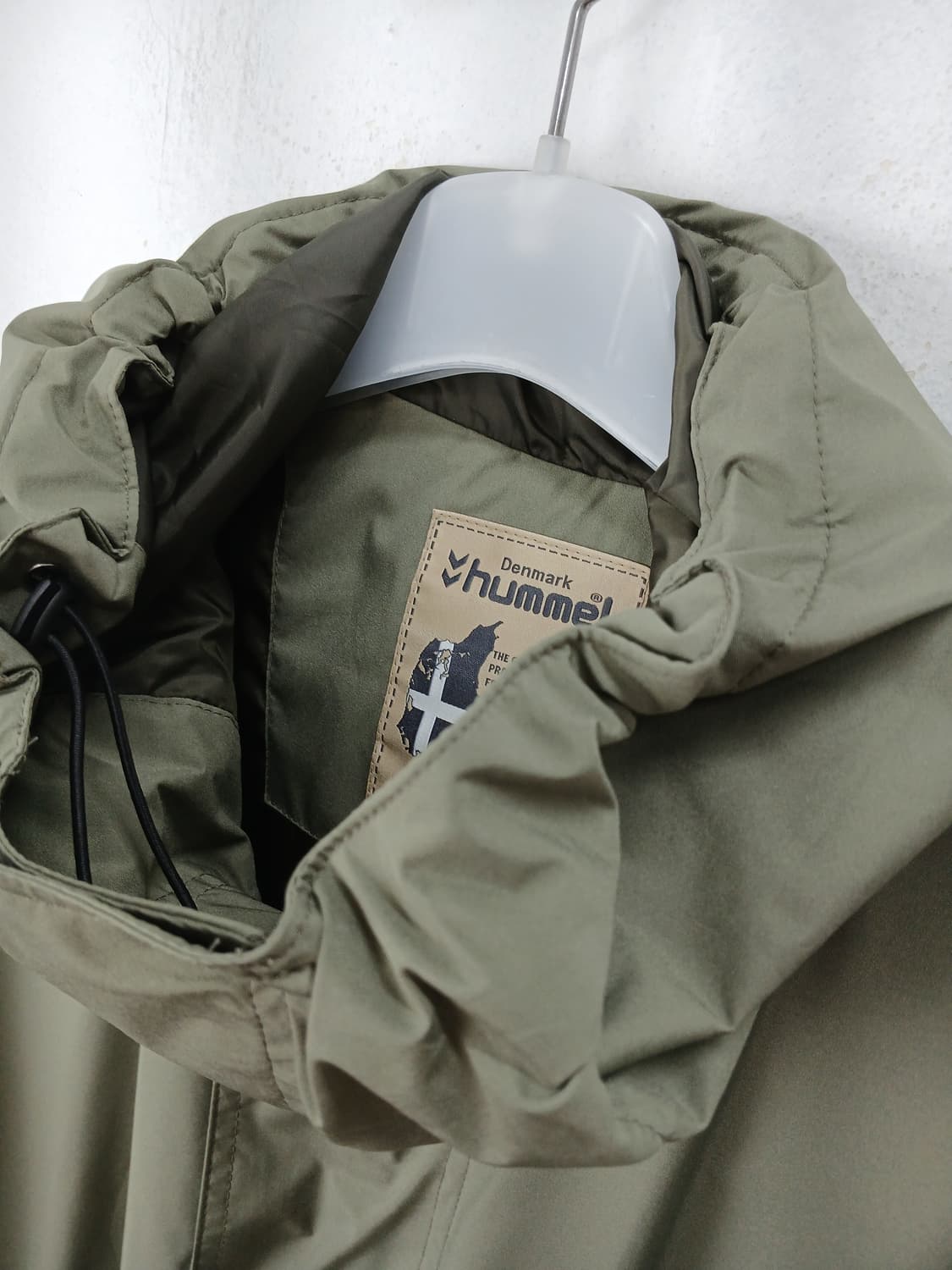 Hummel 후드 웨더 올리브기능성 코트 100 L 새제품급 상품이미지4