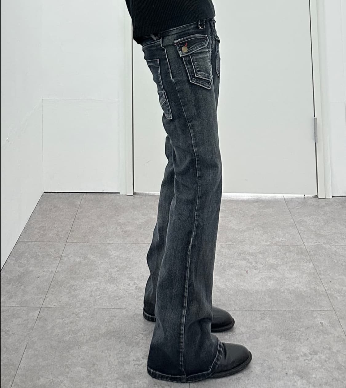 JPN boots cut pocket detail denim pants 상품이미지3