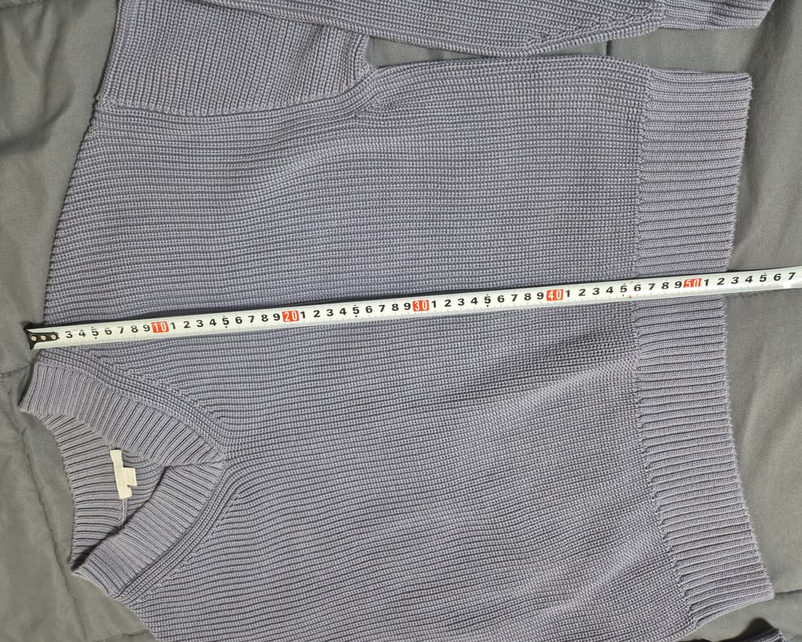 코스 COS 브이넥 니트 라일락 퍼플 상품이미지7