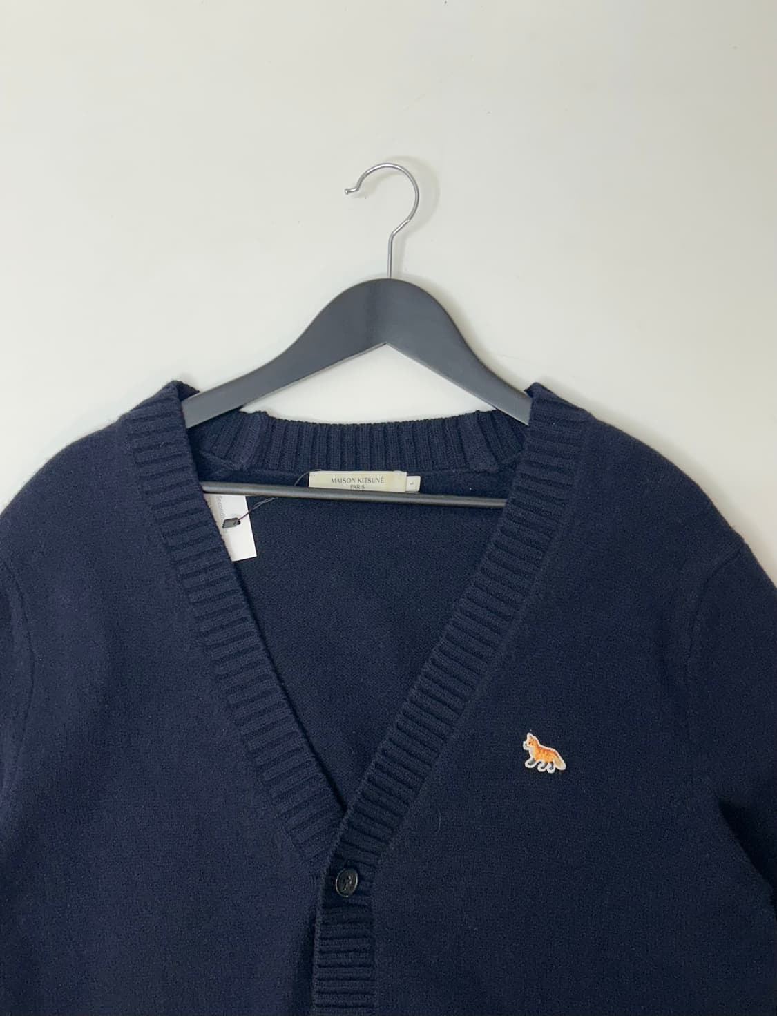 Maison Kitsune 메종키츠네 네이비 니트 가디건 상품이미지3