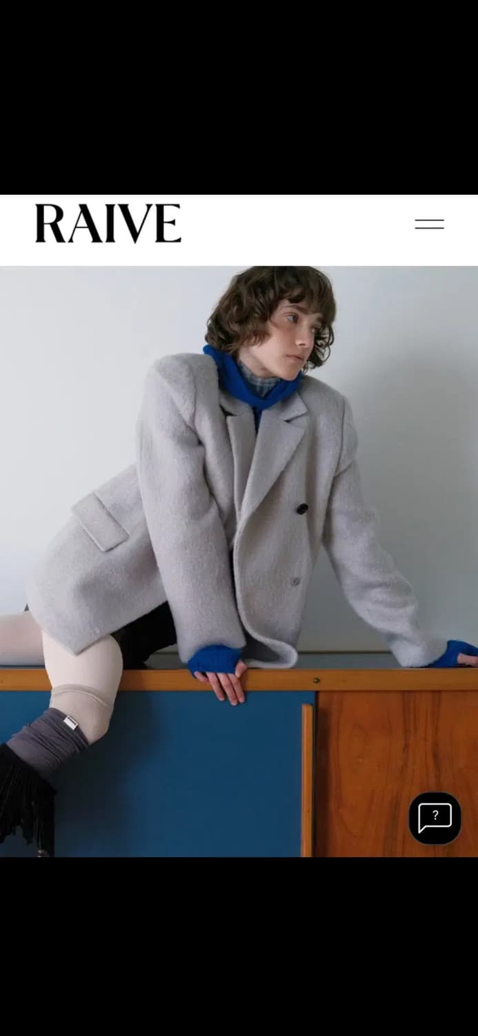 레이브 알파카 그레이 자켓 free 상품이미지2