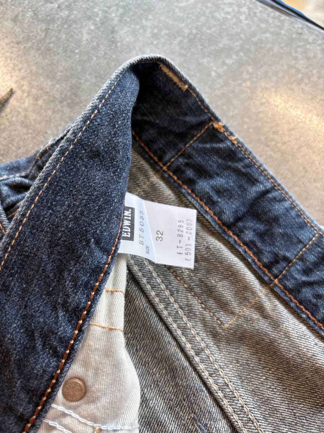 Edwin BLUE TRIP 503 워싱 데님 상품이미지6