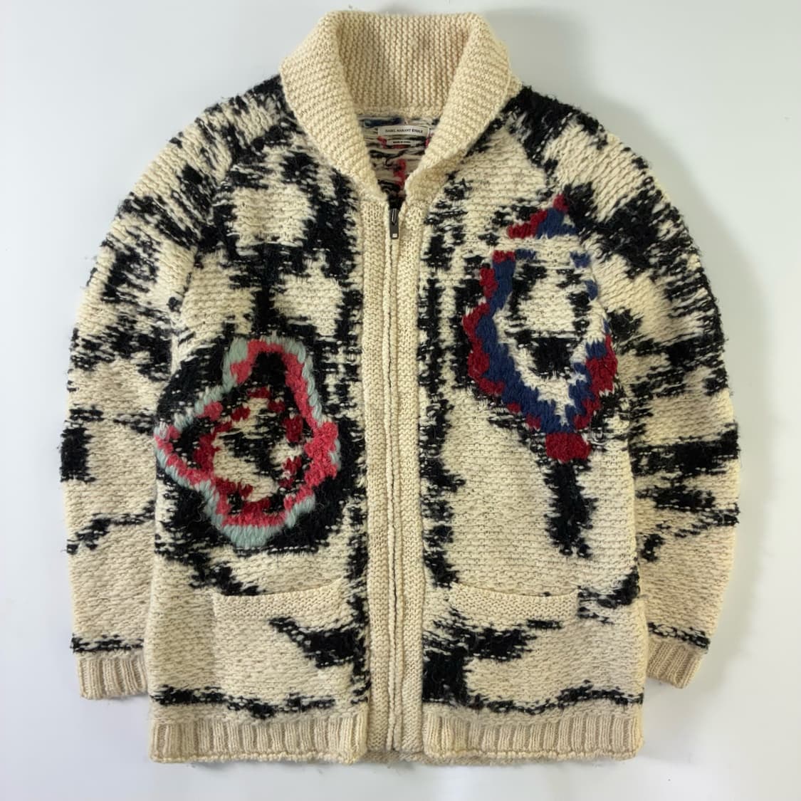 Isabel marant  이자벨 마랑 아이보리 헤비울 니트집업 가디건  상품이미지1