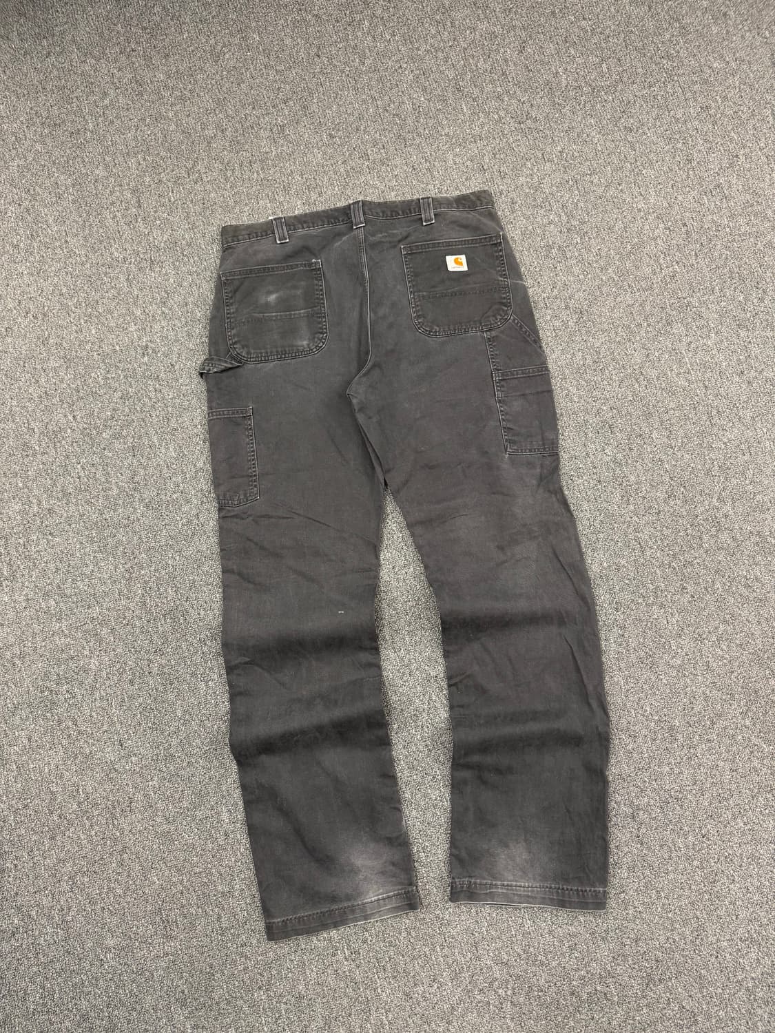 36)칼하트 빈티지 B324-BLK 릴렉스드 핏 싱글니 워크 팬츠 블랙 상품이미지7