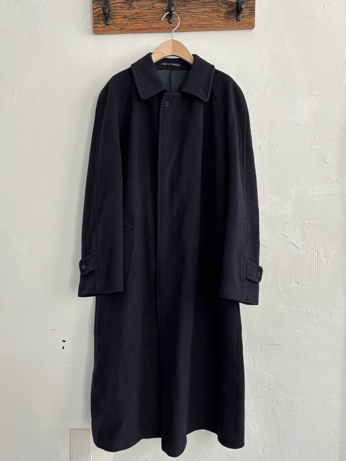 Burberry 버버리 히든 싱글 네이비 코트 상품이미지4