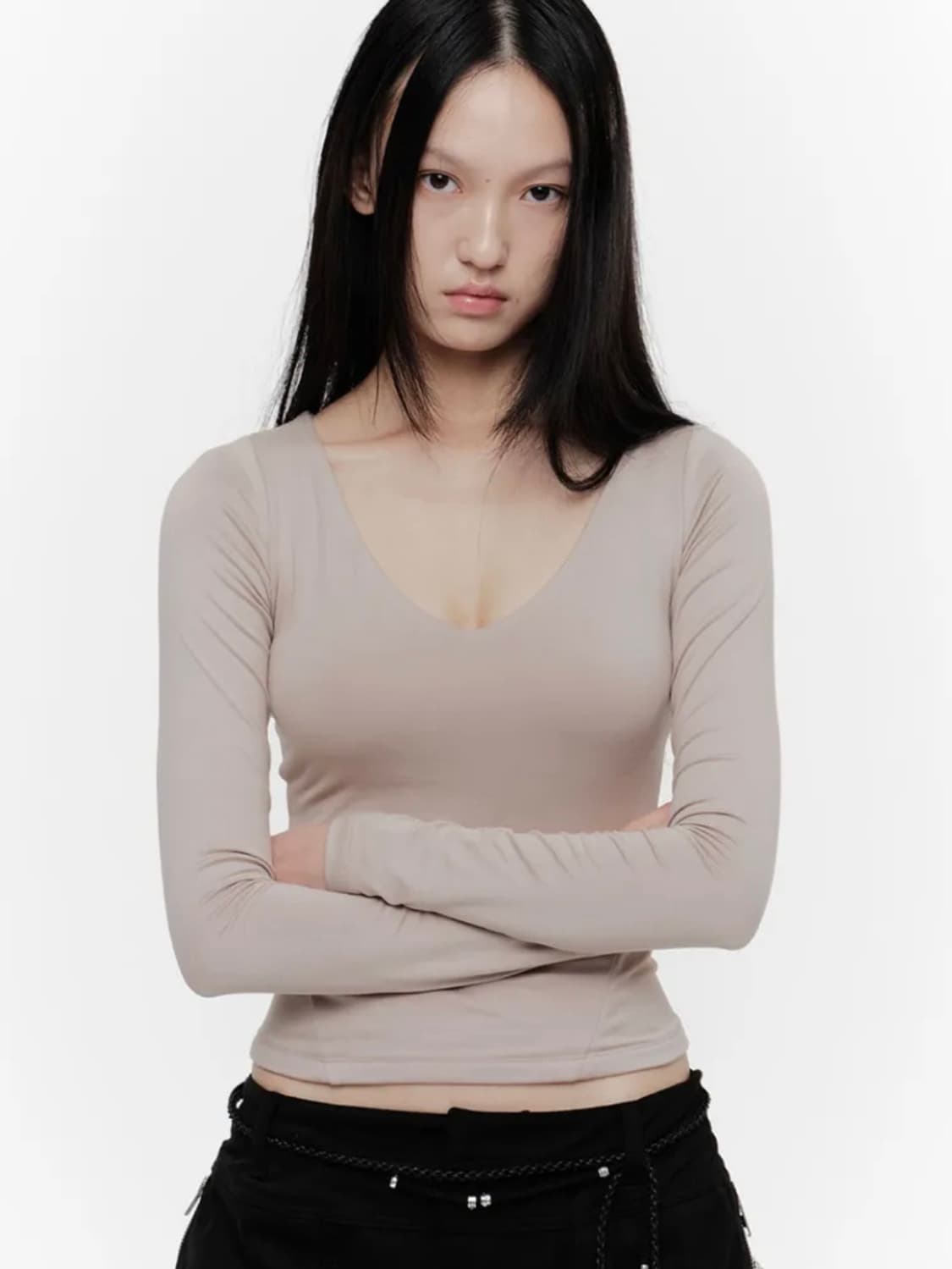 2000아카이브스 v neck contour t 상품이미지1
