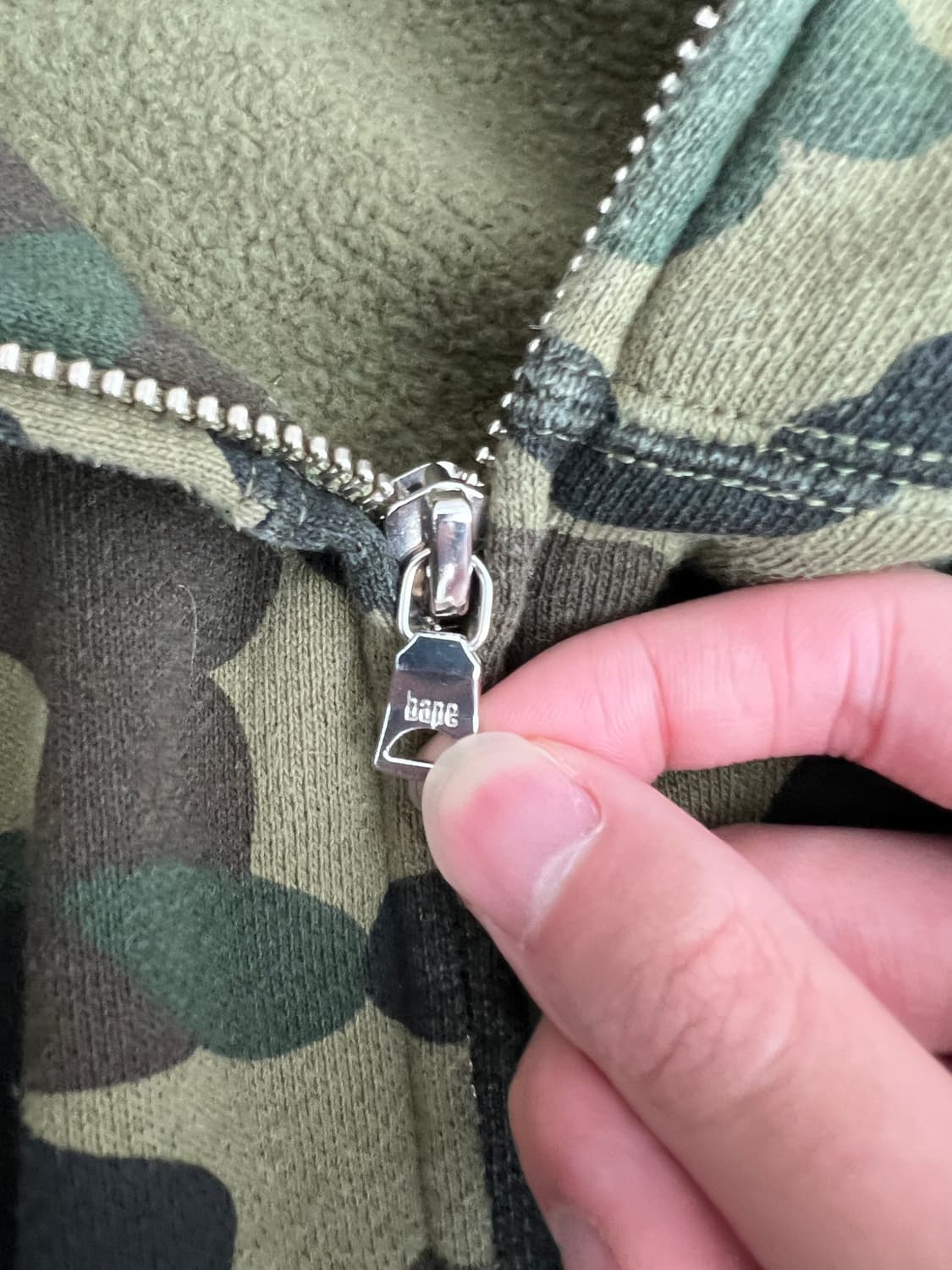 [M] 베이프 샤크 후드집업 녹계 상품이미지5