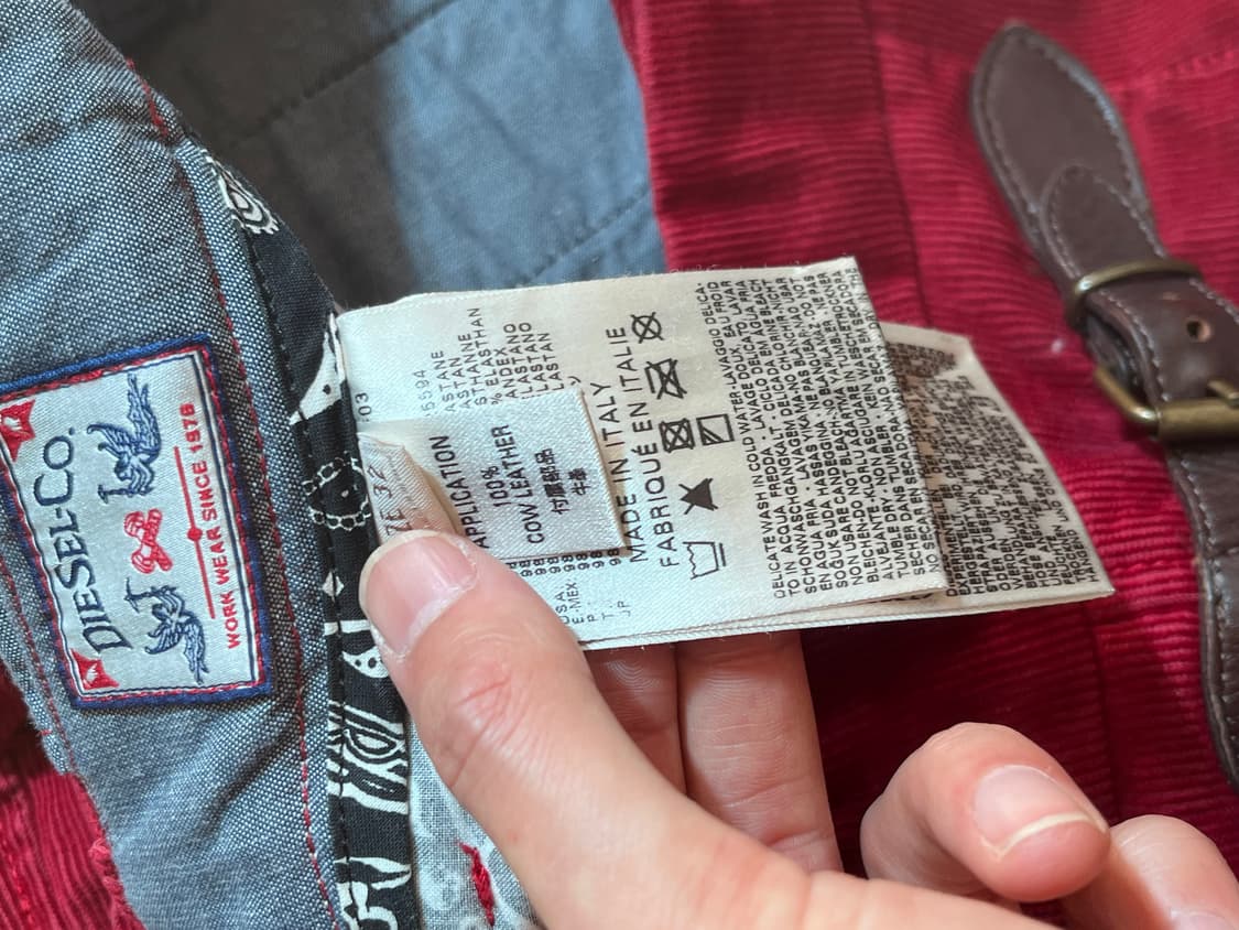 DIESEL Button Fly Corduroy  Pants 상품이미지7
