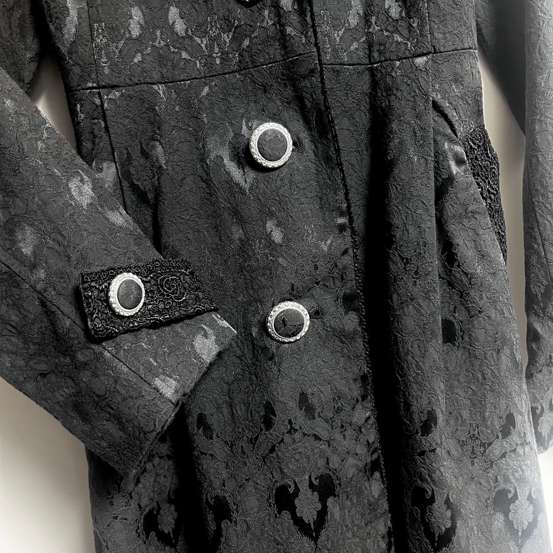 axes femme 엑시즈팜 고스 고딕 로맨틱 코트 공겜여주 고스로리 상품이미지5