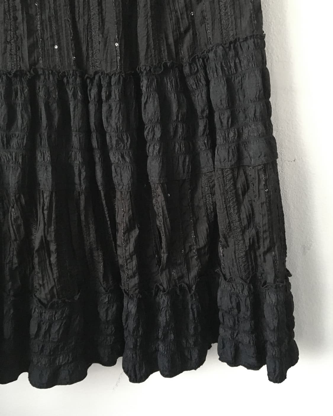 Pleats layer long skirt 상품이미지3
