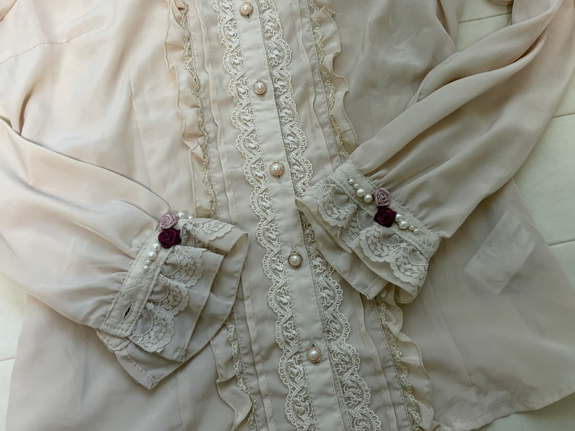 엑시즈팜 긴팔 블라우스 상품이미지4