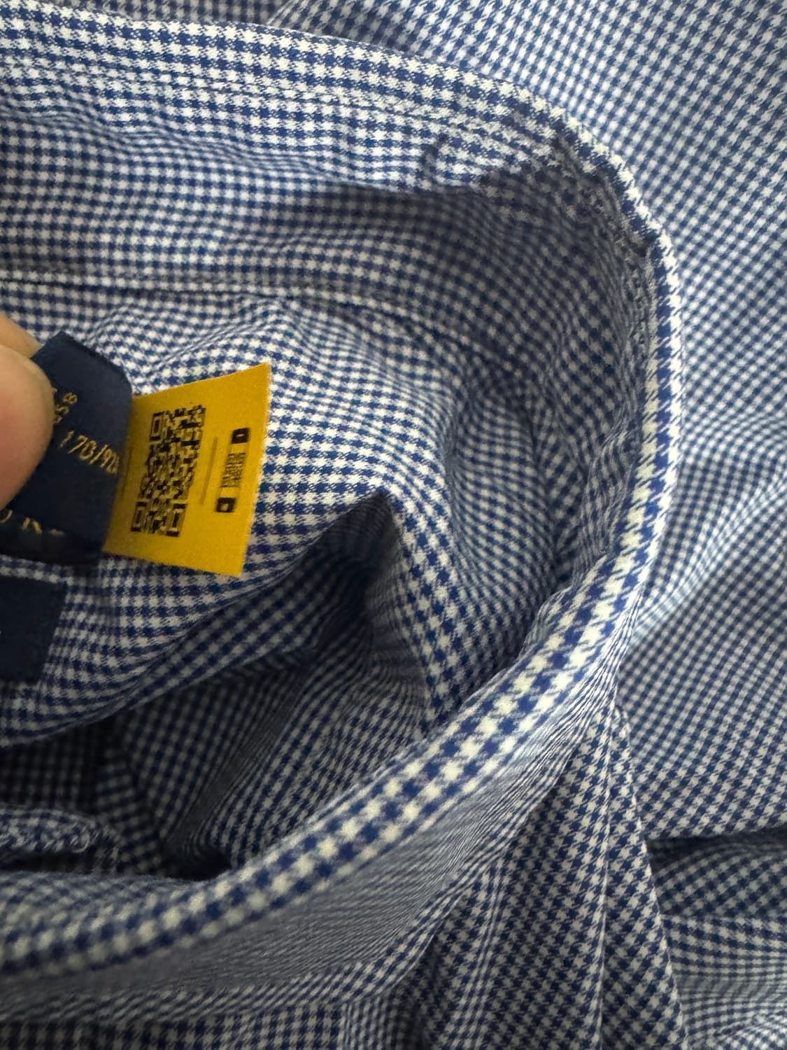 정품인증!! 폴로 랄프로렌 깅엄 체크 셔츠 S 상품이미지4