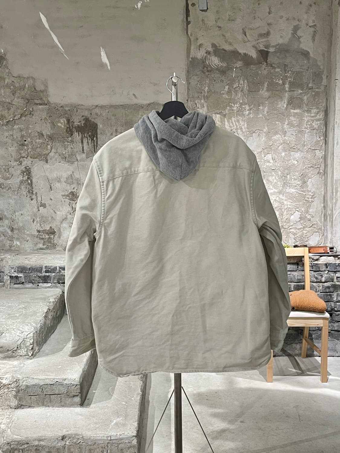 리바이스 아이보리 잭슨 후디 오버 셔츠 자켓 상품이미지6