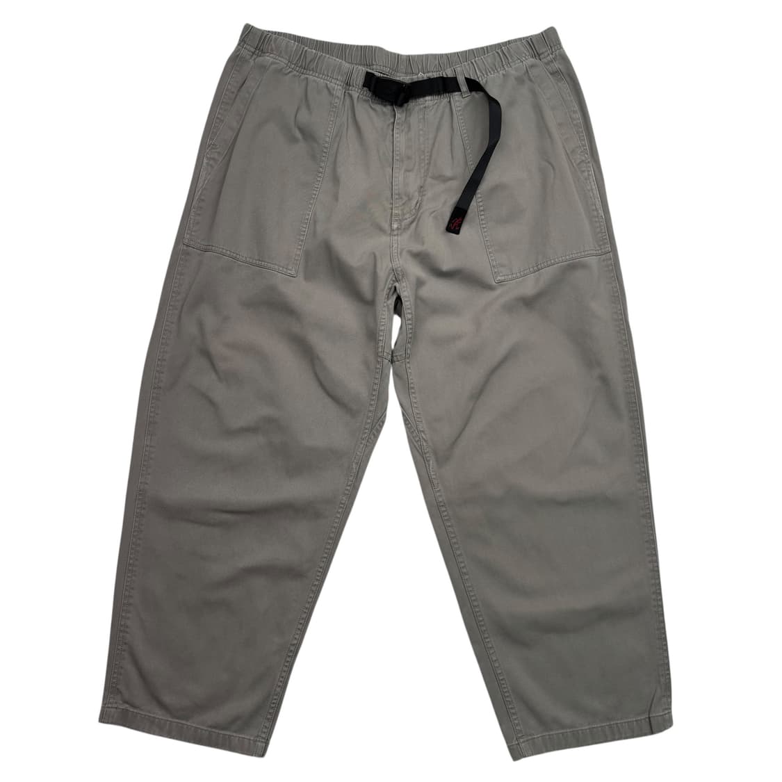 그라미치 카키 그레이 루즈 테이퍼드 팬츠 35 inch 상품이미지1